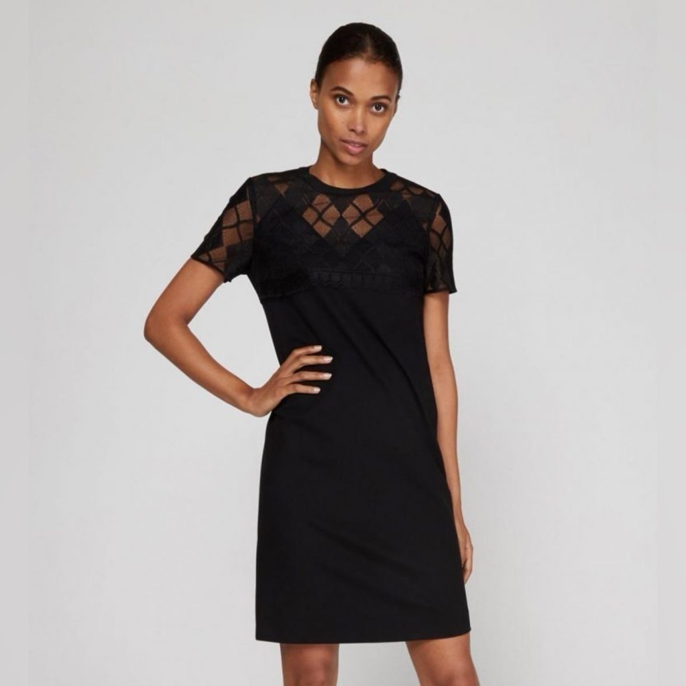 NWT Escada Sport little black‎ dress size 38